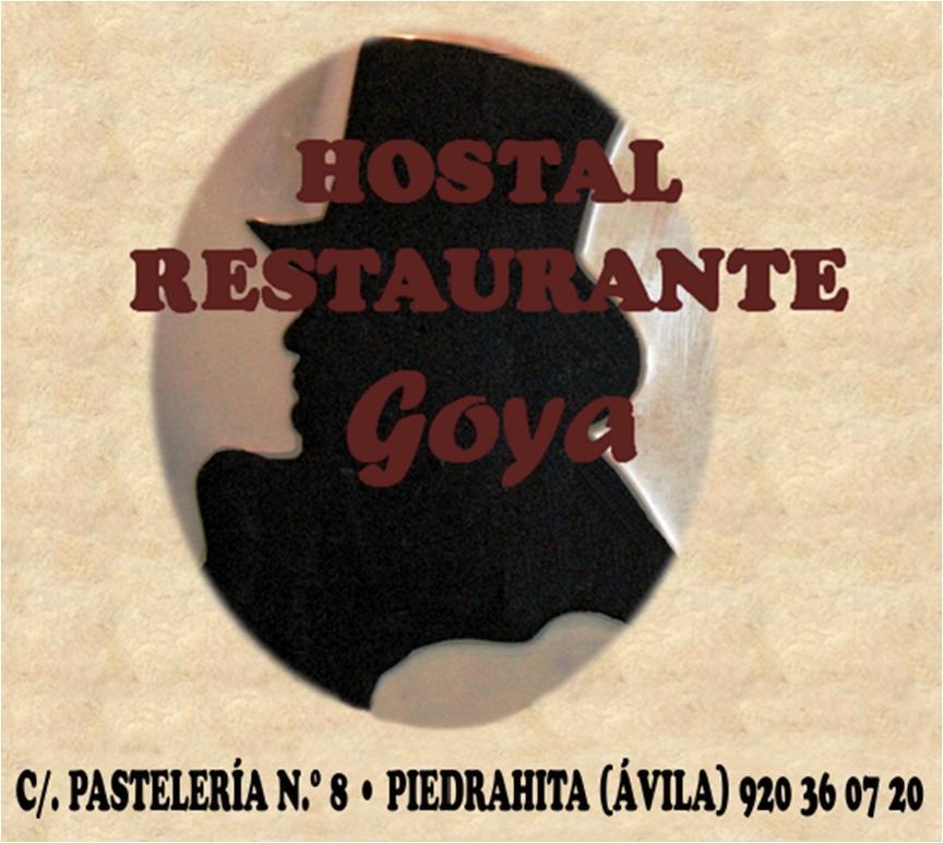 Hostal Restaurante Goya Piedrahita  Exteriör bild